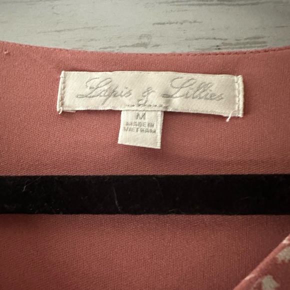 Lapis & Lillies Wrap Dress Size M - Picture 9 of 13